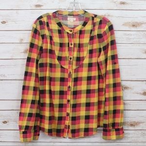 🌟Silence & Noise Plaid Top